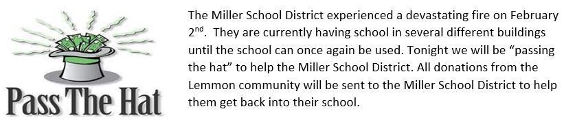 Miller School District pass the had donation information